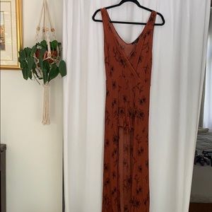 Romper with Long Back Cape